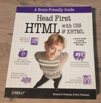 Head First HTML with CSS & XHTML - Paperback By Eric T Freeman 