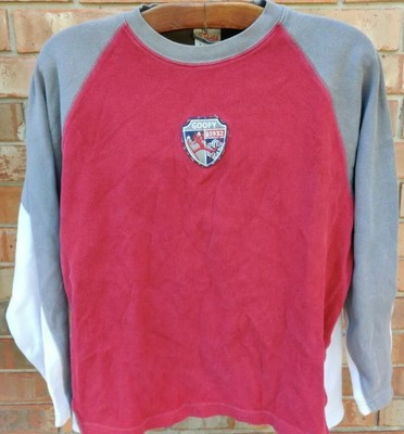 VTG The Disney Store Goofy Skiing Patch Ribbed Heavyweight Sweatshirt (Men's MD)