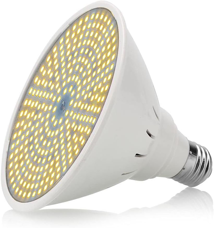 LED Grow Light Bulb Full Spectrum Sunlight, Plant Light Bulb with 290 Leds for I