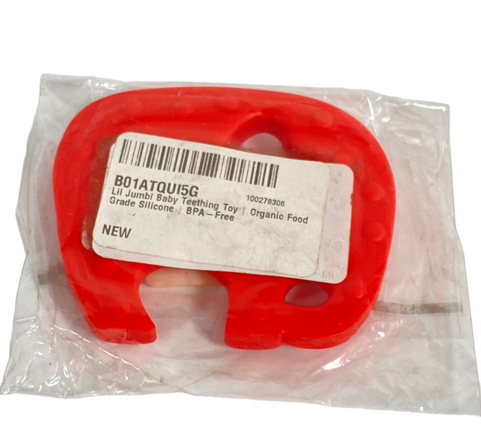 Lil Jumbl Baby Teething Toy (TR001) Red