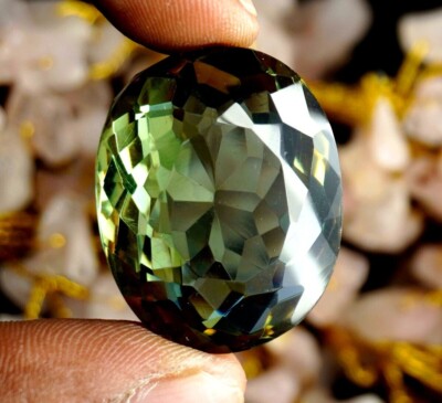 Natural 75 Ct+ Oval Color Change Alexandrite Flawless Certified Loose Gemstone
