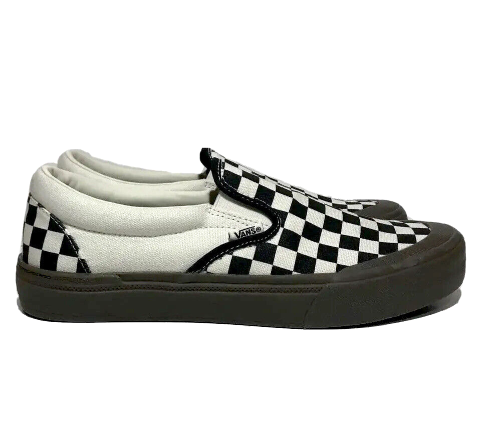 Checkered vans top size 9