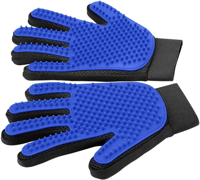 Upgrade Efficient Pet Hair Remover Gloves - Gentle Shedding Br...