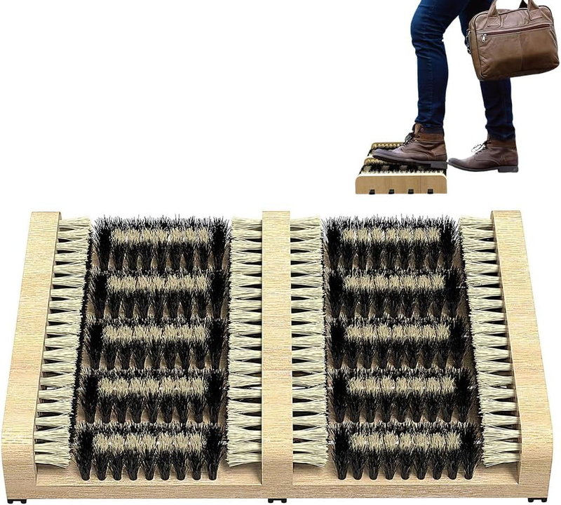 Shukichi Boot Scrubber Shoe Cleaner Brush, Shoe Cleaning Mat