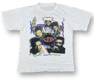 Vtg Bell Biv Devoe Band Music Tour Cotton White All Size Unisex Shirt AA1344