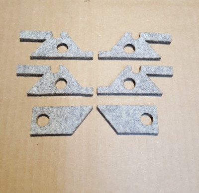 USA BRIDGEPORT MILL, J HEAD SADDLE & KNEE, SPECIAL FELT WAY WIPER KIT M1601