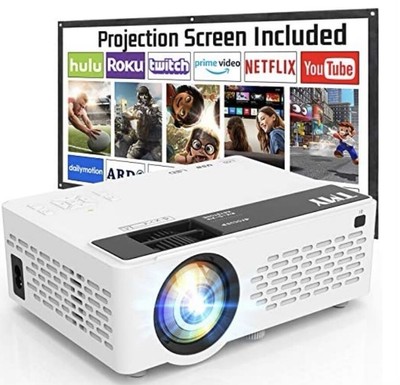 TMY Projector 100 Inch Projector Screen And 15ft Inflatable Screen