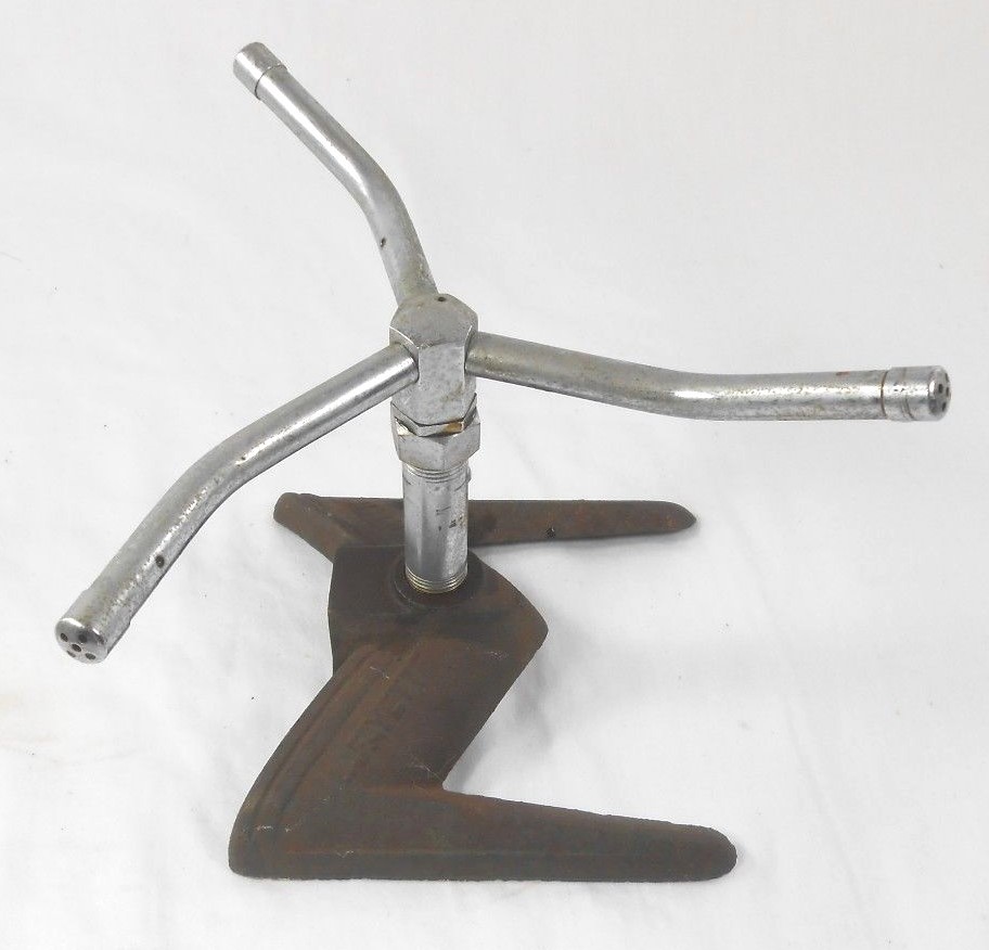 Vintage Lafayette Sprinkler Mid Century Mod Garden Decor WORKS! Art Deco Look