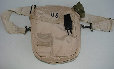 Army 2 quart canteen marked ZARN 1 1991 w tan cover  (LOC F2)