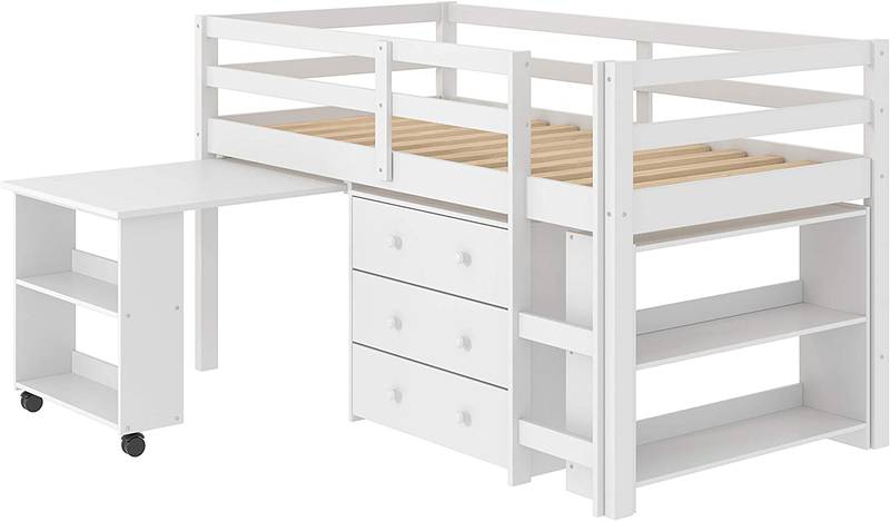 Low Study Loft Bed