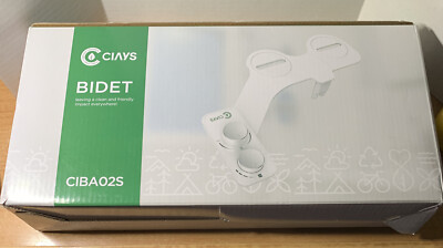 CIAYS BIDET Toilet Seat Attachment Silver Knob CIBA02S