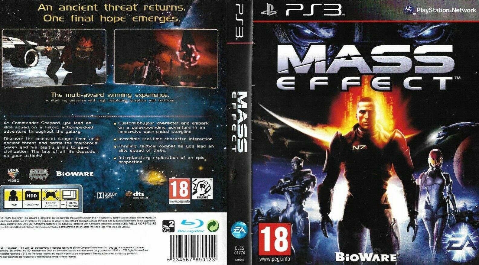 未開封 Mass Effect Trilogy (輸入版:北米) PS3 masseffectrilogy_1200x1200.jpg