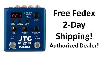 New NUX NDL-5 JTC Drum & Loop Pro Looper Guitar Effects Pedal