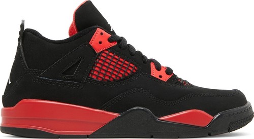 

[BQ7669-016] Air Jordan Retro 4 (PS) -quot;Красный гром-quot; для дошкольников, Black/multi-color-multi-color-crimson