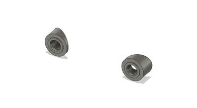 HO Scale Detail Parts - Conrail Retrofit EMD Marker Light Housing (2 Pair)
