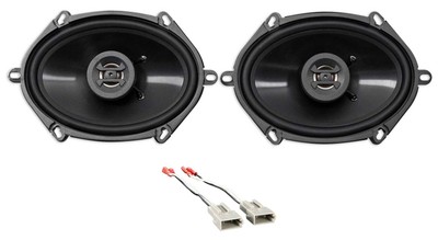 Front Hifonics Factory Speaker Replacement Kit For 1997-01 Mercury Mountaineer