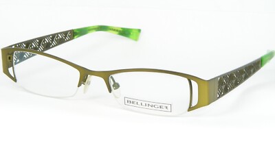 BELLINGER DENMARK DELTA C.31 GREEN EYEGLASSES GLASSES METAL FRAME 48-18-135mm