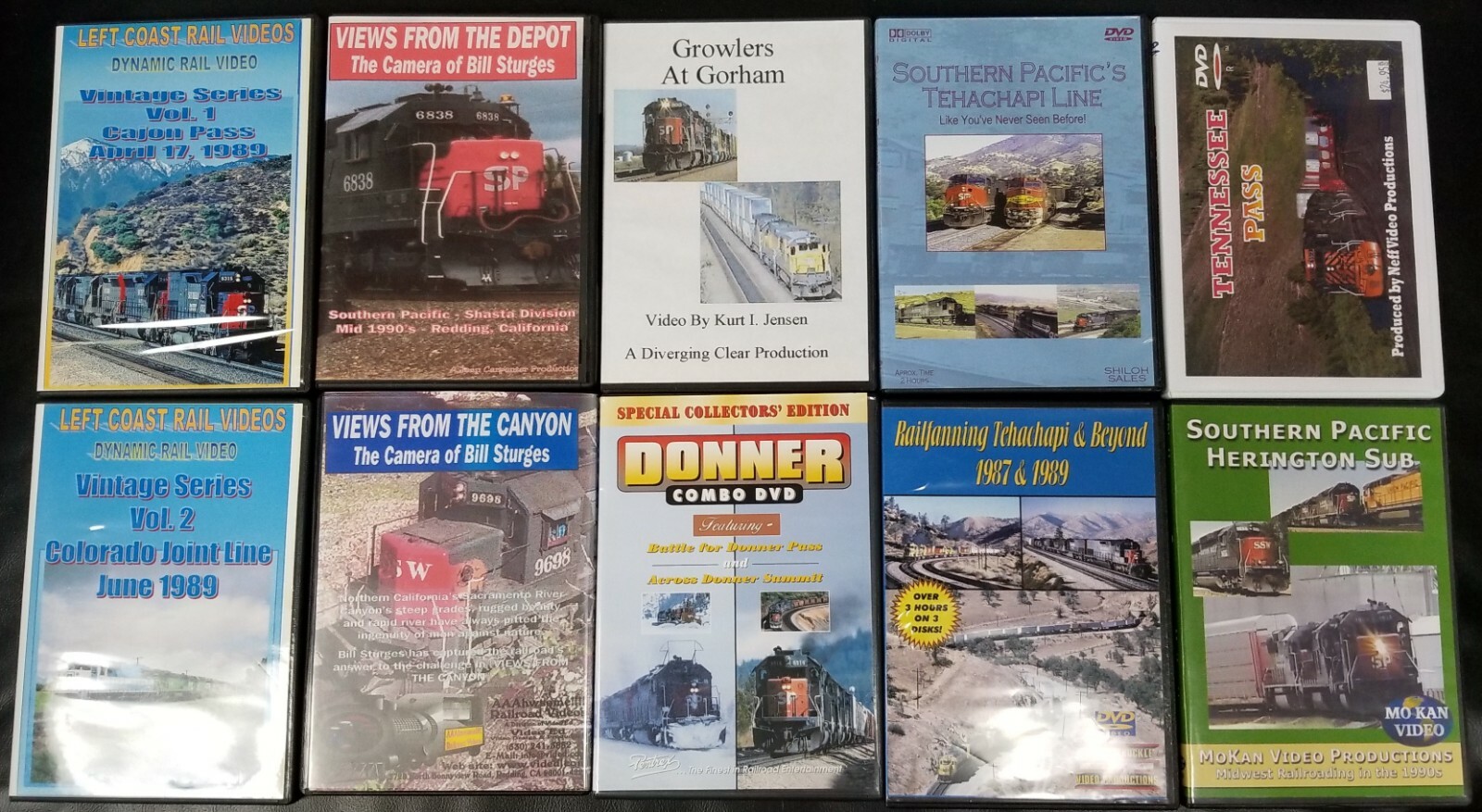 Lot of 10 various Southern Pacific DVDs | eBay