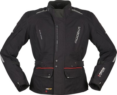 Motorrad Tex-Jacke Modeka Viper LT Farbe: Schwarz Gr: L