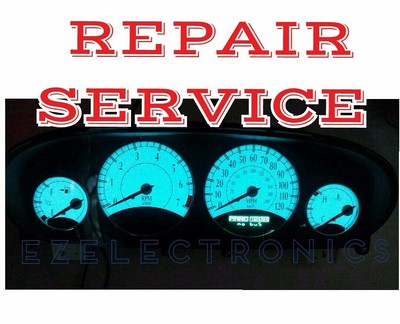 CHRYSLER 300, SEBRING INSTRUMENT CLUSTER BACK LIGHTING REPAIR SERVICE 2007 2009