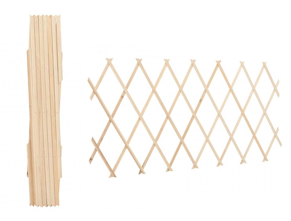 Traliccio In Legno Rete Estensibile Piante Rampicanti Staccionata 180x60cm lil