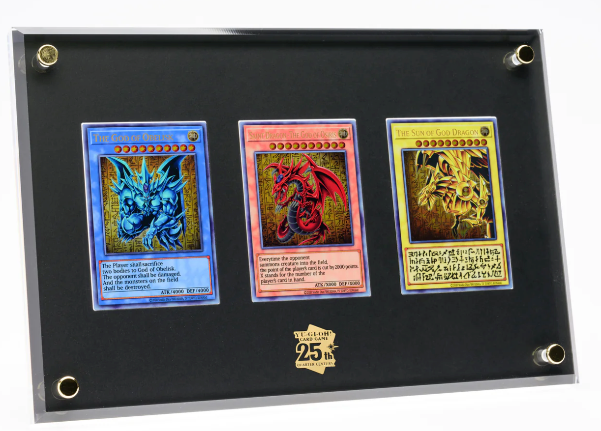 遊戯王（Yu-Gi-Oh!） 三幻神 ステンレス Egyptian God Yugioh TCG 25th Anniversary Stainless Steel Egyptian God