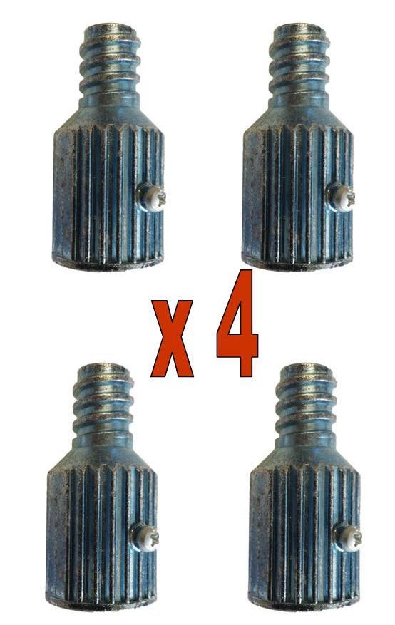 BROOM HANDLE ADAPTER (1") METAL ADAPTER BROOM HANDLE EXTENSION