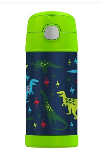 Insulated Kids Funtainer Bottle 12 Hr. Hot/cold 12oz - Dinosaurs