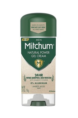 Mitchum Natural Power Gel Cream Deodorant, Amber Musk 3.4 Oz 309970177812VL