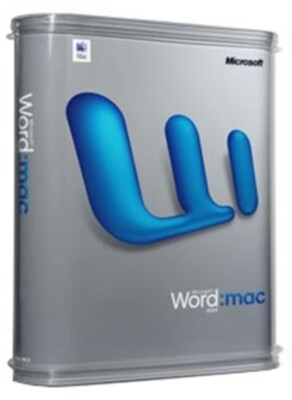 Microsoft Office Word 2004 Mac Upgrade OSX OS X NEW Great