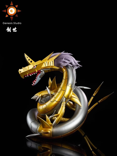 デジモン GENESIS-STUDIO メガシードラモン フィギュア MetalSeadramon (メタルシードラモン) by Miman Studio - YouTube