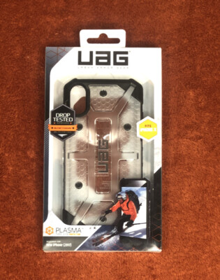 NEW UAG Plasma Case Cover for Apple iPhone X / Xs Smartphone  ~ Clear Ice