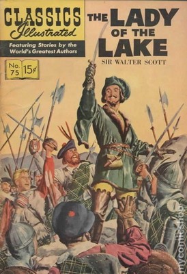 Classics Illustrated 075 The Lady of the Lake #5 GD/VG 3.0 1950 Stock Image