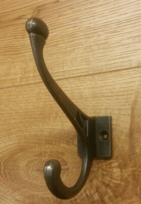 COAT HOOKS ANTIQUE VINTAGE STYLE CAST IRON 