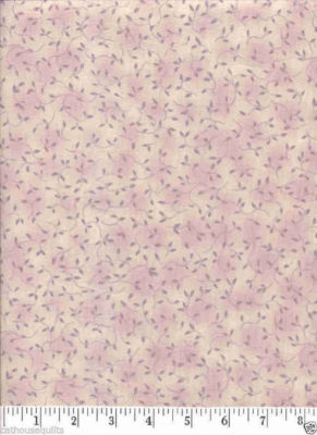 Harmony Pink Floral Small Quilt Fabric - 1 Fat Quarter