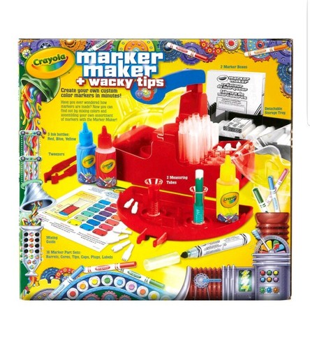 Crayola Marker Maker Make Your Own Custom Colors Now With Wacky Tips Age 8+