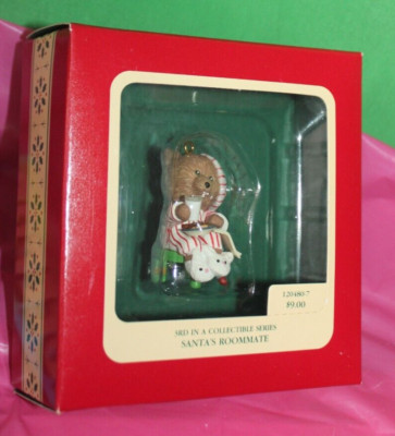 Carlton Summit 3rd In Collection Santa's Roommate Holiday Christmas Ornament 92