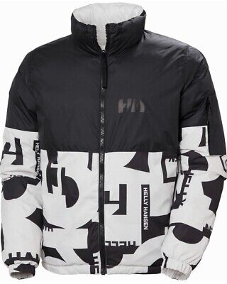 Helly Hansen $300 urban active REVERSABLE puffer snow jacket men 2xl Primaloft