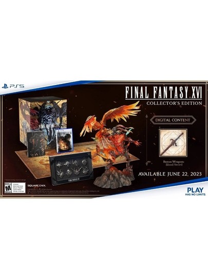 FINAL FANTASY XVI [Collector’s Edition] Final Fantasy XVI Collector's Editions Sat in Stock for