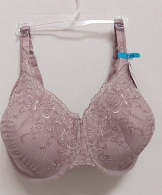 NWT Playtex Secrets Beautiful Lift Embroidered Full Underwire Bra US4513 42DDD