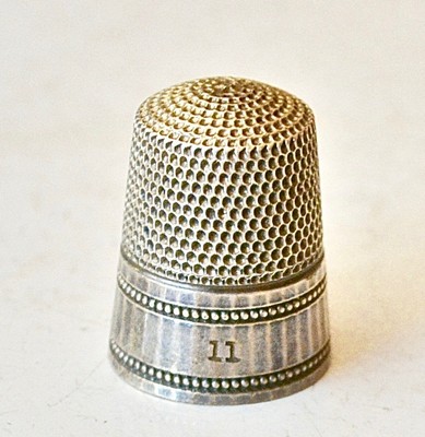 3 THIMBLES:  2 Sterling Thimbles, 1 Bakelite Thimble