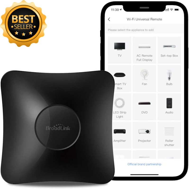 RM4 Pro IR & RF Smart Remote, All in One Hub, Code Learning Wi-Fi Universal Remo