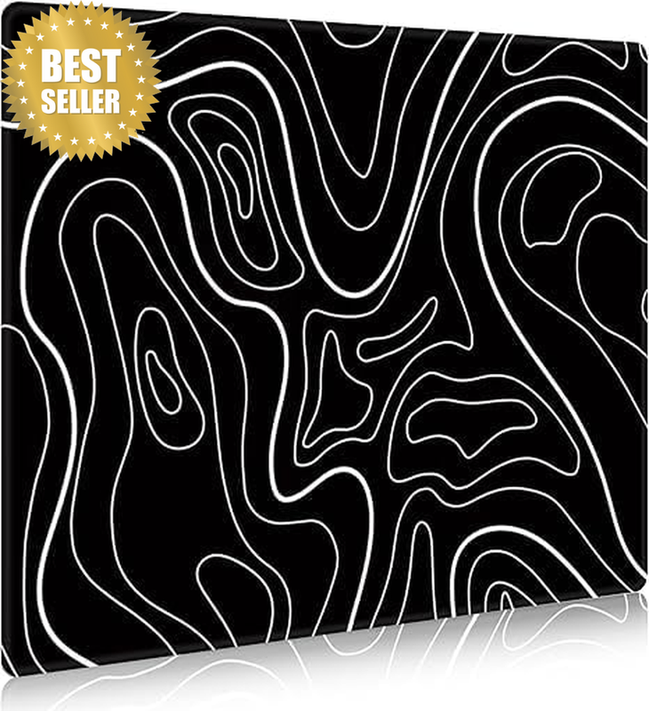 Gaming Mouse Pad, 50X40Cm Glass Mouse Mat, Desktop Decoration, Suitable for Fast