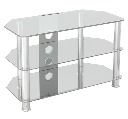 With Chrome Effect Clear Glass - Sealed