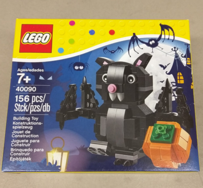 LEGO 40090 Halloween Bat and Pumpkin NEW Orange Black Wings
