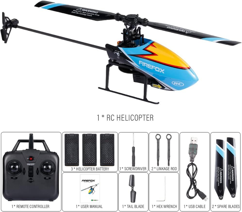 C129 RC Helicopter for Adults and Kids, 4 Channel 2.4Ghz Remote Control Helicopt