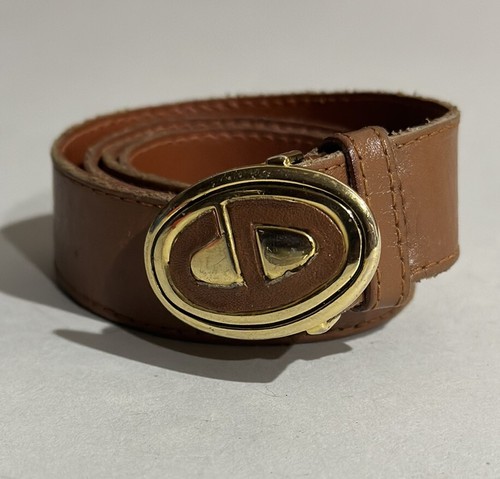 Christian Dior レザー ベルト ヴィンテージ 赤　　ゴールドレッド Christian Dior レザー ベルト ヴィンテージ 赤 ゴールドレッド