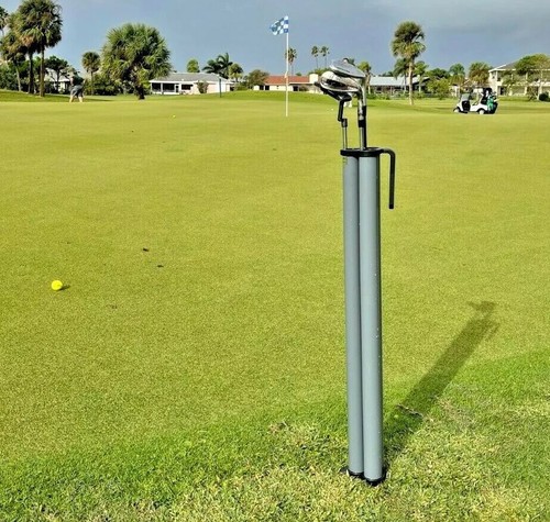 Golf Club Holder Organizer  | Putter - Wedge Stand | Tri-Stix