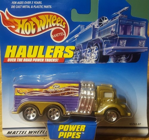 Hot Wheels Haulers Power Pipes Semi Truck All Die Cast Metal