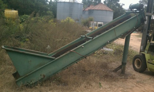 incline Pecan conveyor, produce cleated conveyor